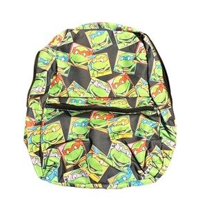 Nickelodeon Ninja Turtle Kids Backpack - Green, Red, Orange, Blue - NWT